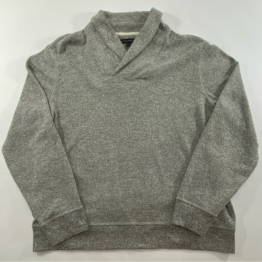 BANANA REPUBLIC Sweater Gray Men’s Size Large